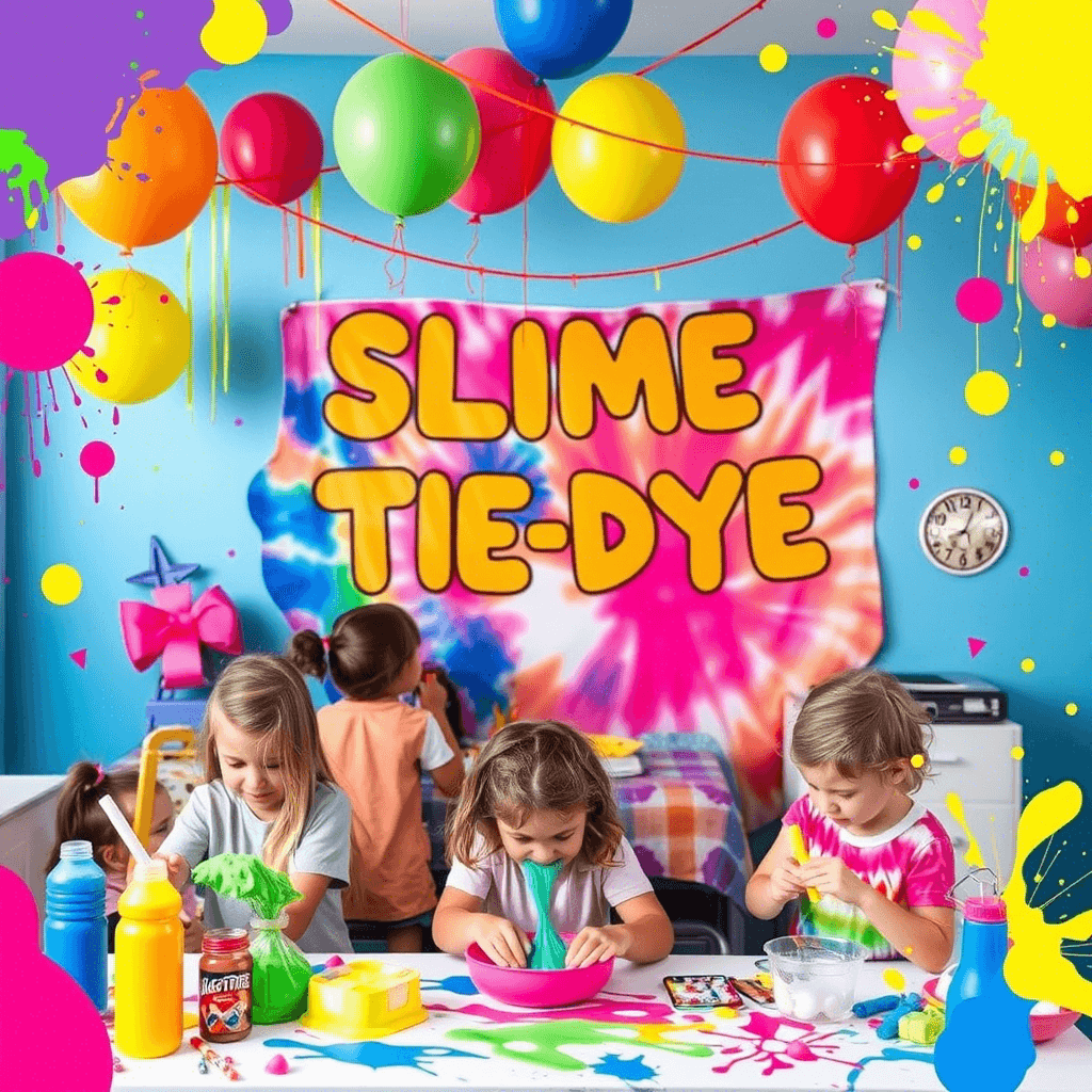 Slime & Tie-Dye Party